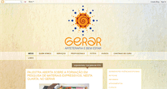 Desktop Screenshot of gerararteterapiaebemestar.com